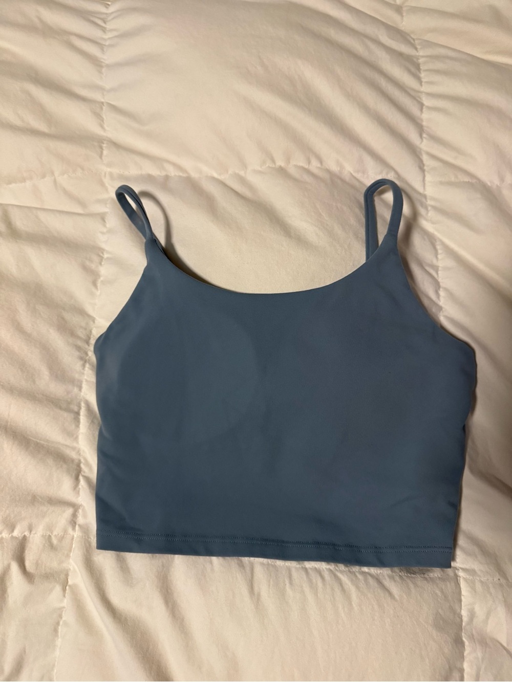 CRZ YOGA Blue Crop Tank Top